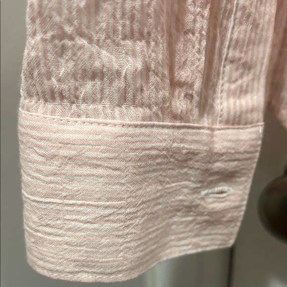 Michael Kors Light Pink Long Sleeve Blouse - Picture 5 of 5